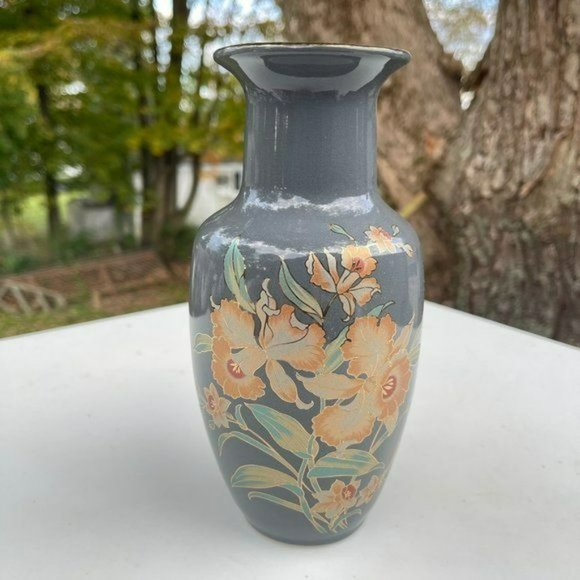 Vintage Shaddy Japanese‎ Vase  Hand Painted Porcelain - Picture 8 of 14